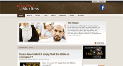 Desktop Screenshot of jesustomuslims.org
